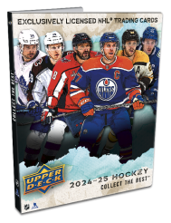 Album 2024-25 Upper Deck Series 1 STARTER KIT A4 na 250 karet + 1x balíček  